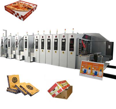 China Fully Automatic 5colors Printer Slotter Die Cutter Machine Corrugated Carton Box for sale