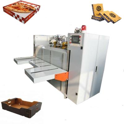 China Plc Touch Screen Type Cardboard Stitching Machine Corrugated for sale