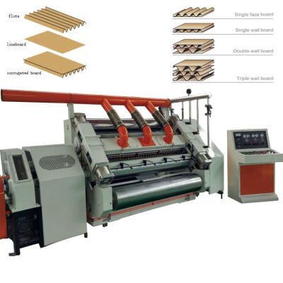 China 100m/Min Fingerless Single Facer Corrugated Machine for sale