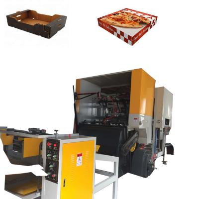 China Automatic Feed Pizza 60pcs/Min Paperboard Box Die Cutting Machine for sale