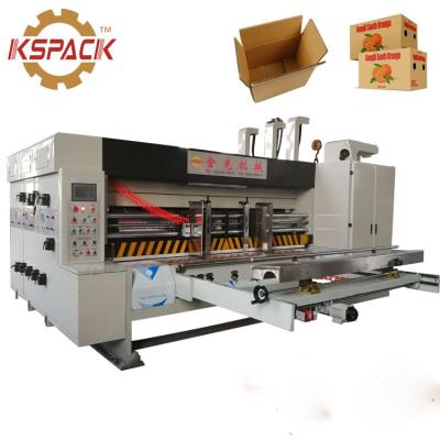 China Automatic Flexo Ink 1-5 Color Corrugated Box Printing Machine for sale