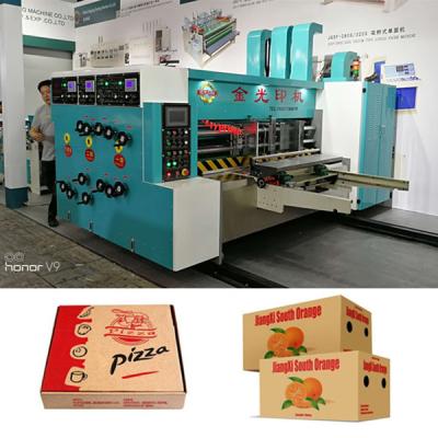 China 4 Color Slotter Rotary Die Cutting Machine For Fruit Box And Pizza Box for sale