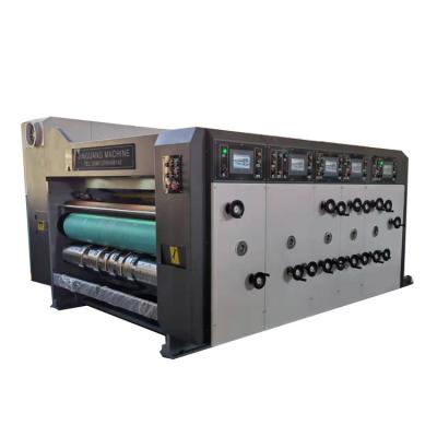 China Auto 300mm Corrugated Box Die Cutting Machine Carton Printer Grooving Rotary for sale