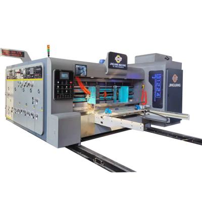 중국 통은 자동인 기계류를 구성하는 4대 컬러 프린터 슬로터 다이 커터를 권투합니다 판매용