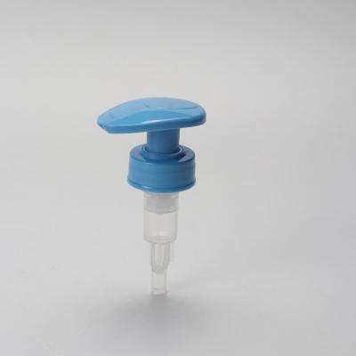 China Round Bottle 28/400lotion Pump with Outer Spring Left Right Lock Hand Lot Dispenser for sale