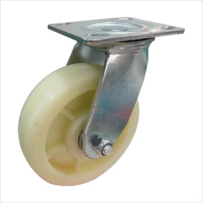 China 4 inch heavy duty casters nylon casters trolley wheels swivel casters for sale