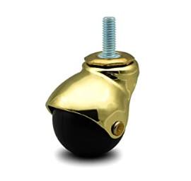 China 50mm brass antique furniture casters  ball wheel for sale