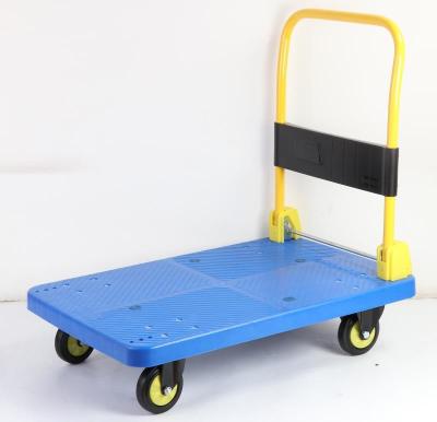 China 400kg heavy duty hand truck moving trolley platform cart for sale