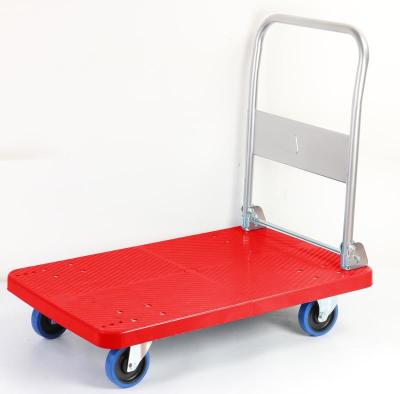 China 150kg appliance hand truck push cart platform trolley for sale