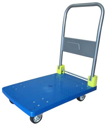 China platform hand trolley with fold down handle  150kg for sale