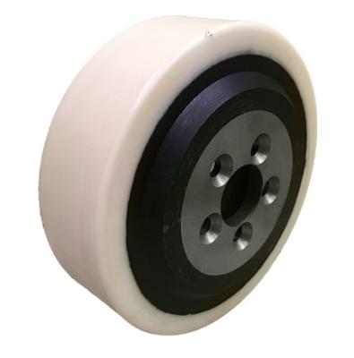 China drive wheel for electric pallet truck PU on steel casters 200mm for sale