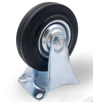 Китай Вагонетка 4 дюймов катит колеса резиновых рицинусов твердые для паркета продается