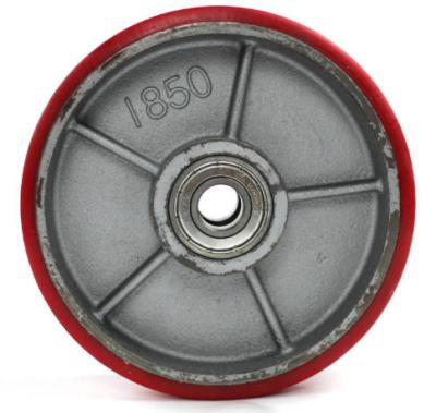 China pallet jack PU steering wheels 180mm for sale