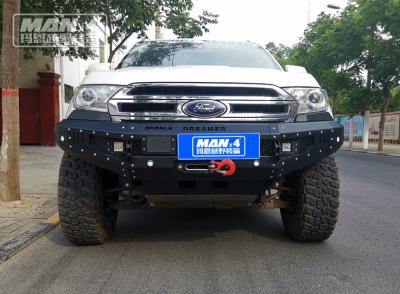 China Q235 4x4 Ford Everest Front Bumper Compatible Winch Powder Coated for sale