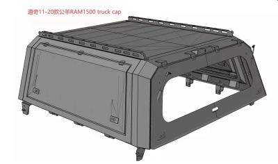 China MANX4 Steel Pickup Canopy 2011-2020 DODGE RAM 1500 Truck Topper for sale