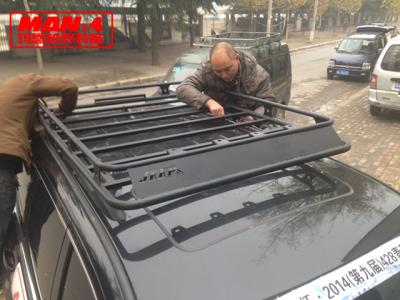 China Powder Coated Black JEEP Roof Rack Grand Cherokee Roof Basket for sale
