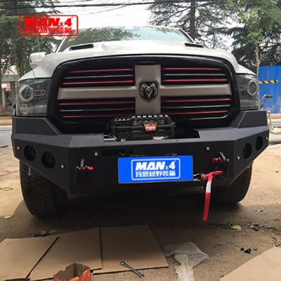 China ISO9001 black Front 4x4 bumper Steel Bull Bar For Dodge 2006 for sale