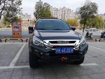 China Powder Coated Steel Bull Bar For ISUZU MUX 2018-2020 Compatible Winch for sale