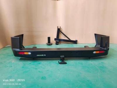China Pajero V73 Rear Bumper Bull Bar Q235 4x4 With Spare Tyre Bracket for sale