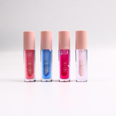 China Glossy Coconut Oil Lip Oil Private Label Multi Colors for Beauty Makeup for sale