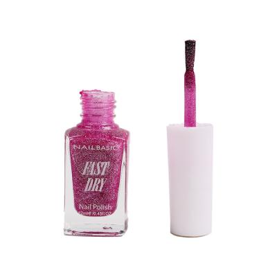 China Vegan Fast Dry Colored Nail Polish 10 Free 12ml Square Bottle for sale