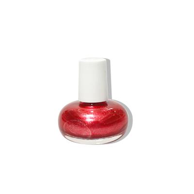 China Glossy Beauty 6ML Colored Nail Polish Mini Size Shimmer for sale