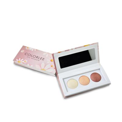 China Customized Three Colors High Pigmented Eyeshadow For All Women for sale