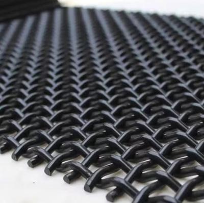 Китай Wholesale 65Mn Stainless Steel Mine Crimped Wire Screen Mesh Hooked Sieving Mesh продается