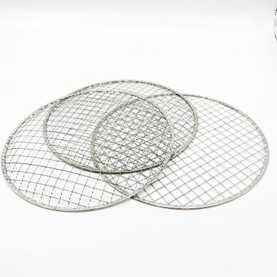 China Galvanized Cross Edging Stamping Disposable BBQ Mesh for sale