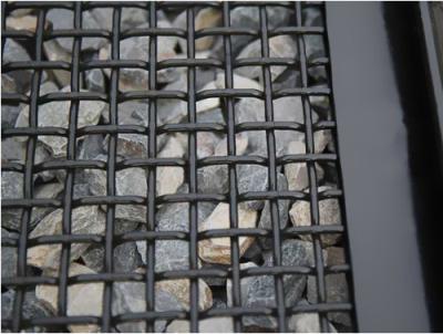 Chine Maille de tension rouge d'écran de cuir embouti de fil de l'étoile 65Mn pour l'industrie minière de concasseur de pierres d'équipement à vendre