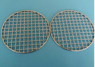 China Twill Weave Welded Ss201 1.0mm Round Bbq Grill Mesh for sale