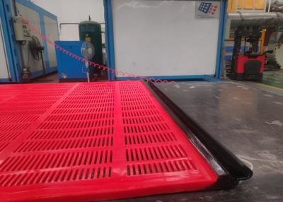 China Durable Tensioned	Polyurethane Pu Screen Panel  0.6mm - 160mm Opening Size for sale