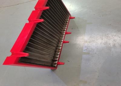 China Slot 1mm Gap Modular Dewatering 316L Wedge Screen for sale