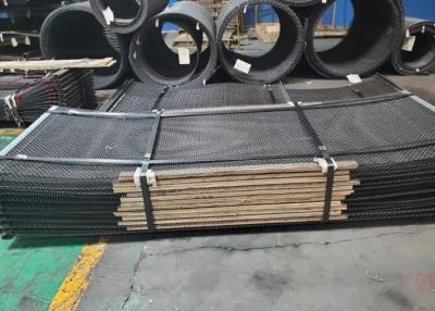 China Pass Heater Treatment Quarry Screen Mesh High Tensile Flat Top for sale