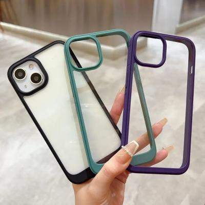 China Transparent Protective Cell Phone Case Shockproof Mobile Iphone Cover for sale