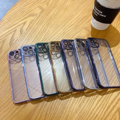 China Electroplated Transparent Shockproof Phone Cover Eye Protection With Len for sale