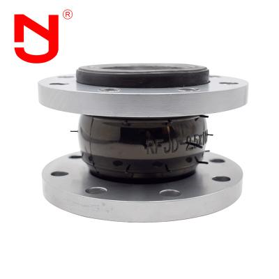 China 150 PSI Pressure Rating EPDM Rubber Expansion Joint Grooved Connection JIS Flange for sale