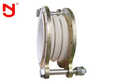 China Rubber PTFE Expansion Joints , Pipe Expansion Joint With Buckled Metal Connectors for sale