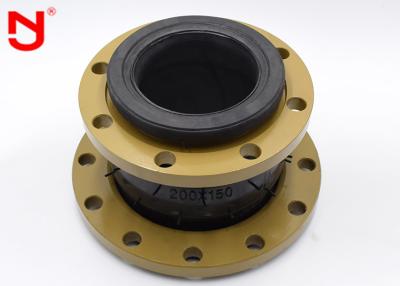 China Concentric Rubber Flexible Joint , Pipe Rubber Bellows Expansion Joint Simple Structure for sale