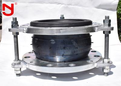 China Oem Flanged Expansion Joint , Flexible Rubber Expansion Joints With Tie Rod Control Unit for sale