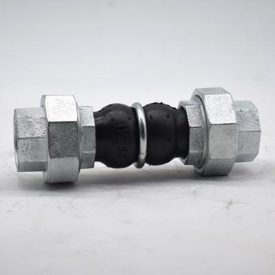 China DN20 Vacuum Resistant Twin Sphere Union Rubber Joints for sale