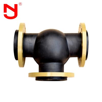 China Tee Bellow Plumbing Rubber Expansion Joint Radiation Resistance for sale