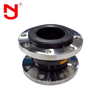 China Carbon Steel DN150 Single Sphere Rubber Expansion Joint Flanged Flexible Joint for sale
