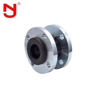 China Pn16 Single Sphere Galvanized Flanged Expansion Rubber Joint Connector for sale