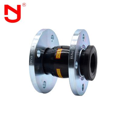 China Axial Expansion Joint SBR Anti - Vibration Single Sphere Flange Flexible Rubber Joint for sale