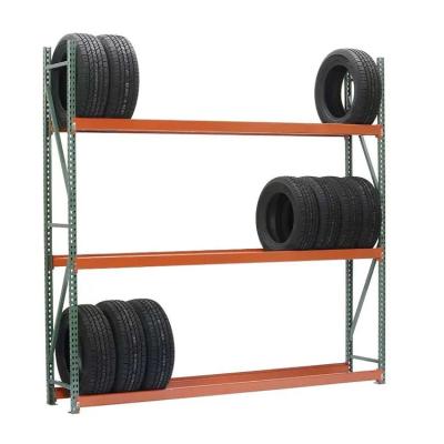 China Steel Tire Storage Shelf Rack Vertical Corrosion Protection Customized for sale