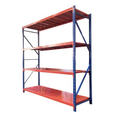 China Adjustable Storage Shelf Rack Medium Duty Steel Warehouse Shelves for sale
