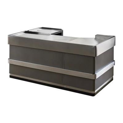 China Customized Colors Supermarket Checkout Counter Cold Rolled Steel for sale