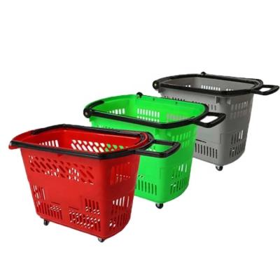 China Varios colores 40 litros cesta de supermercado Cesta supermercado en venta