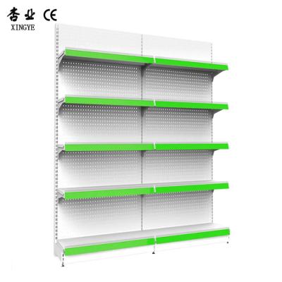 China Factory customized color size metal heavy duty supermarket shelf estantes para local comercial para supermercado for sale
